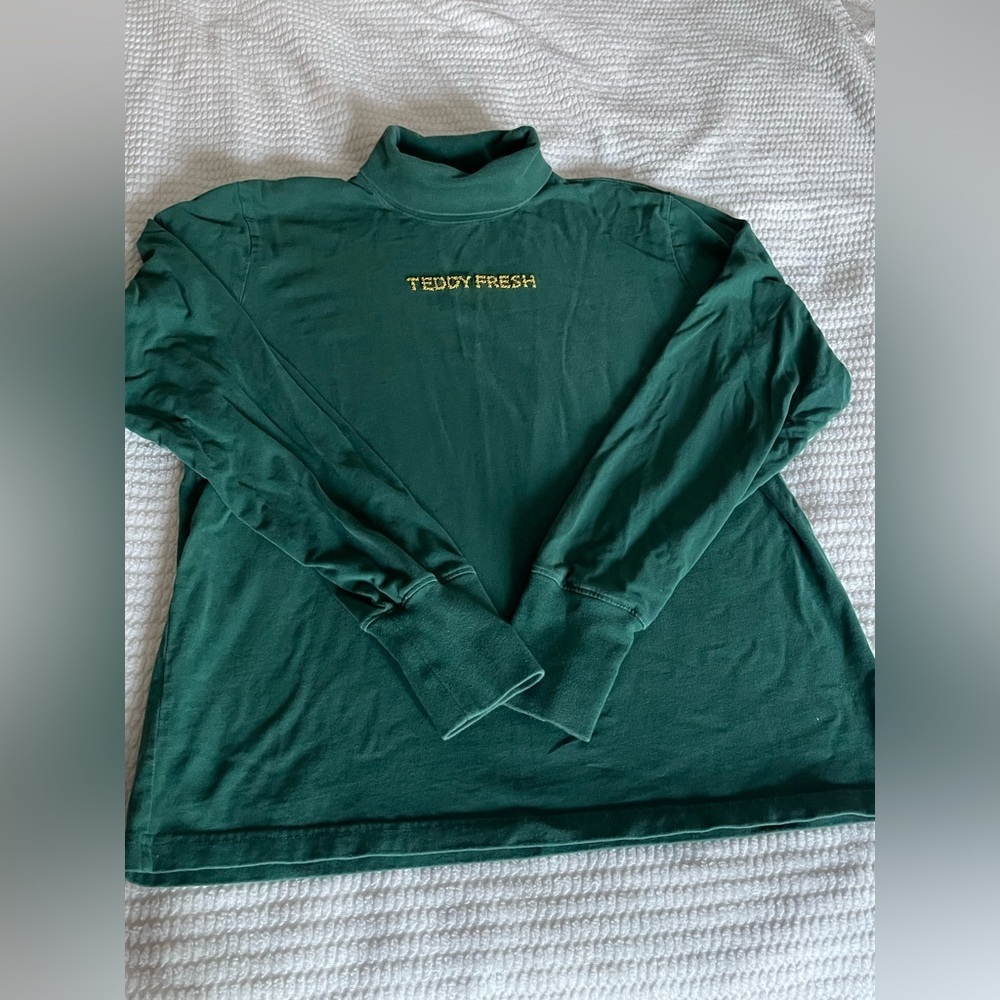 Teddy Fresh Forest Green Turtleneck